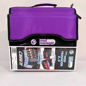 Med Manager Portable Prescription Supply Organizer